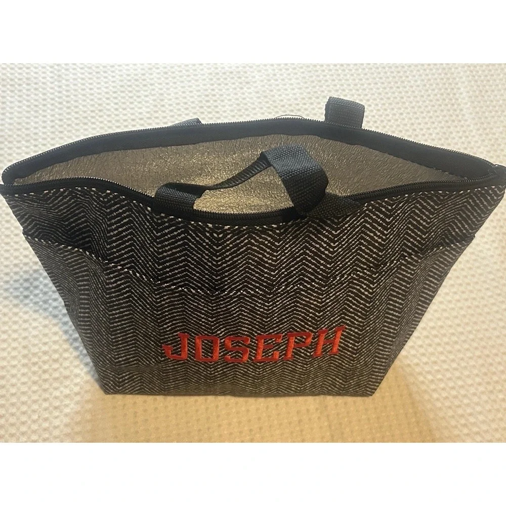 Thirty One Thermal Insulated Lunch Tote Bag - PERSONALIZED: Joseph (NEW W/O Tag)